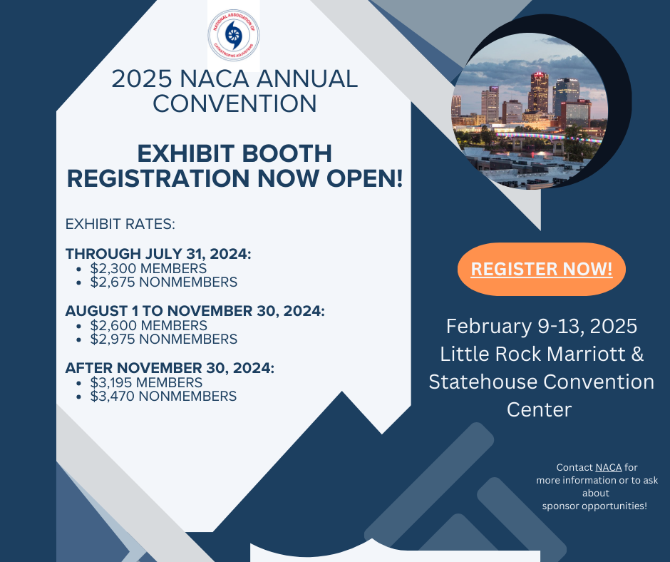 2025 NACA Booth Registration Flyer